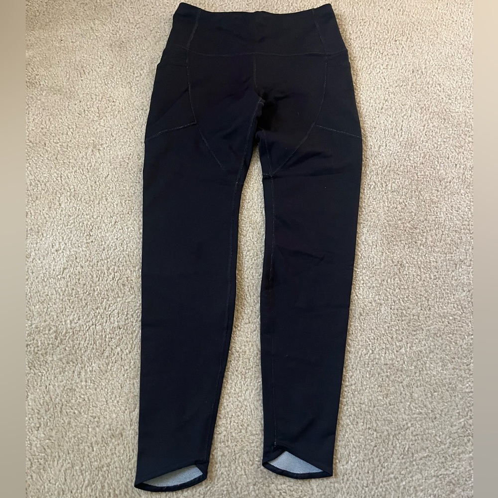 Oiselle Black Flyout Tights Sz 2